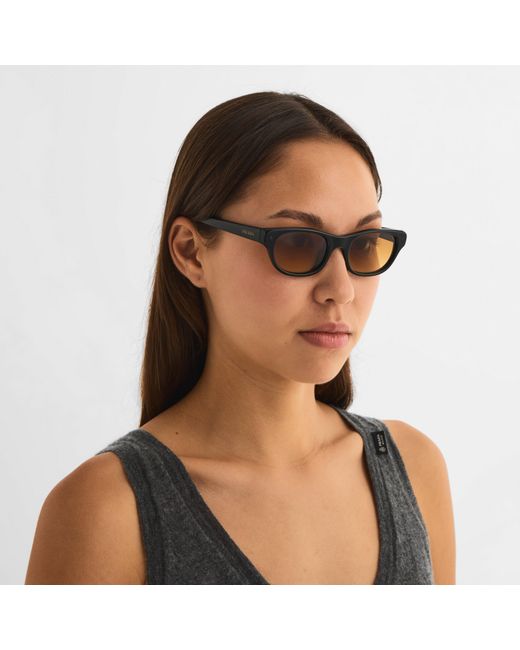 Prada Black 0Pr C08S Wayfarer Sunglasses