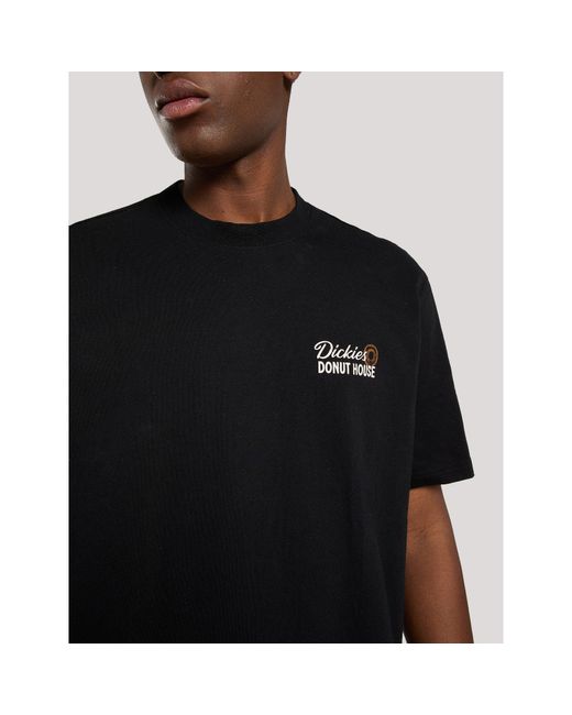 Dickies Black Donut Regular Fit T-Shirt for men