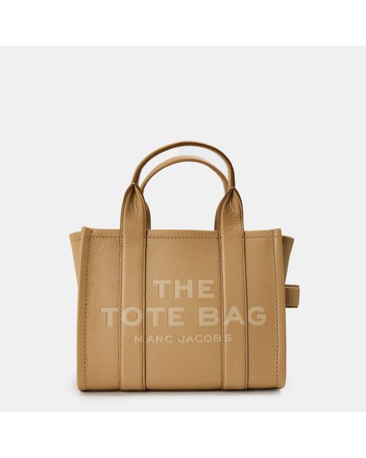 Marc Jacobs Metallic Small Leather Tote Bag
