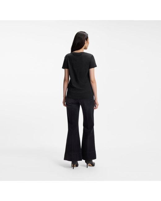 Boss Black Short Sleeve T-Shirt With Script Logo (Elove)