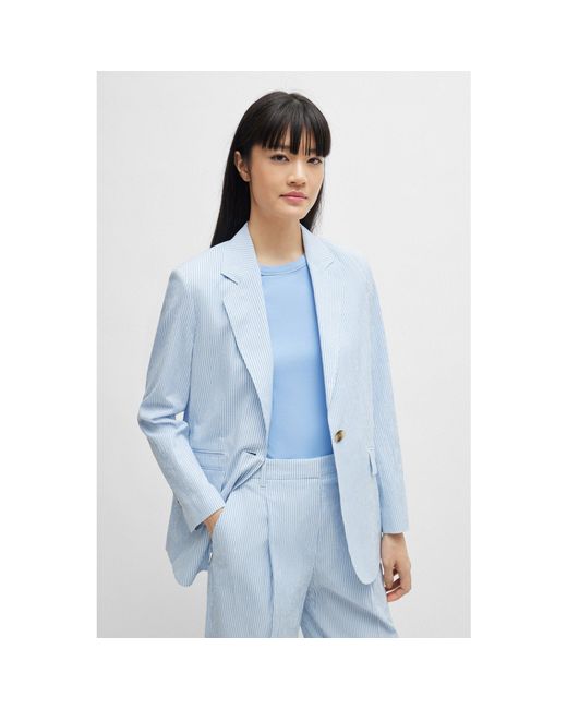 Boss Blue Jopeta Structured Formal Jacket