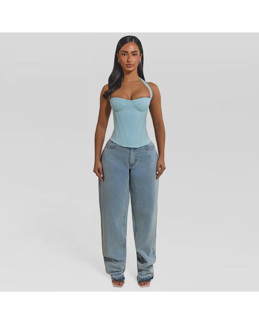 Mars the Label Blue Zadie Corset Top