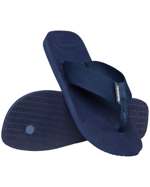 Havaianas Blue Urban Basic Rubber Sole Flip Flops for men