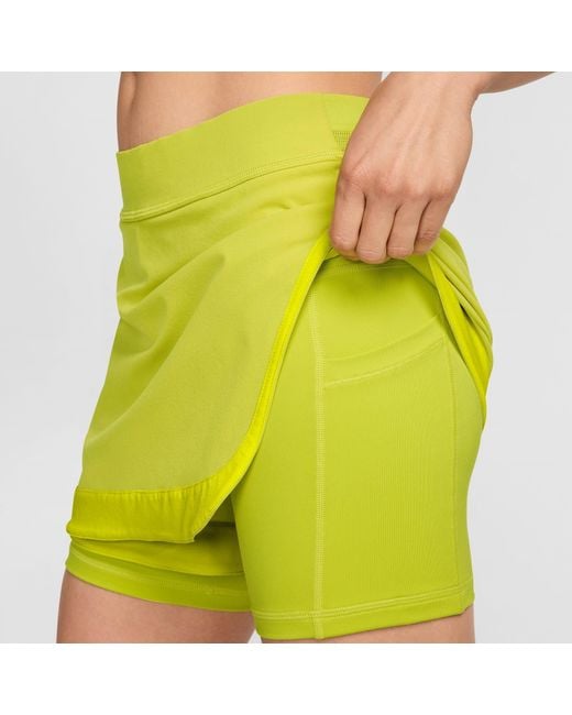 Nike Yellow Oz Open Skirt