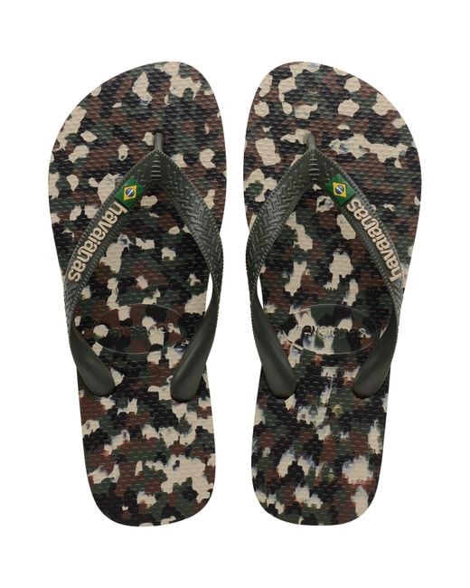 Havaianas Brown Brasil Flip Flops for men