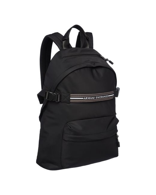 ARMANI EXCHANGE Black Backpack for men