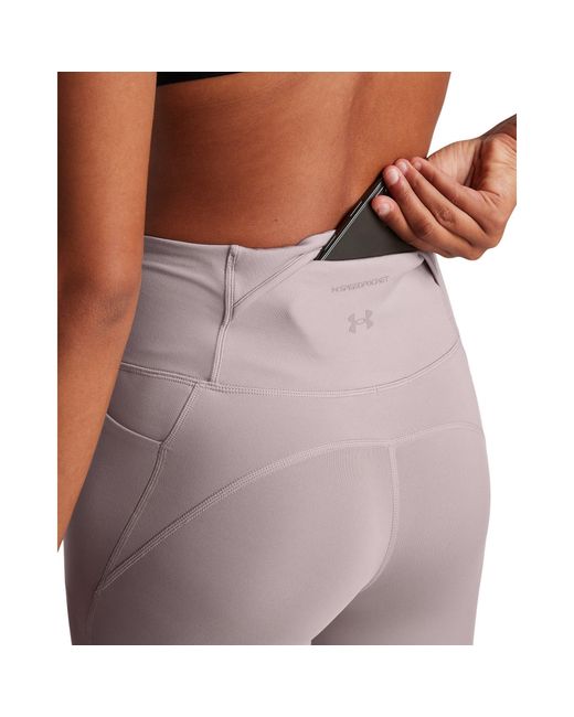 Under Armour Pink Launch Elite Ankle Tights