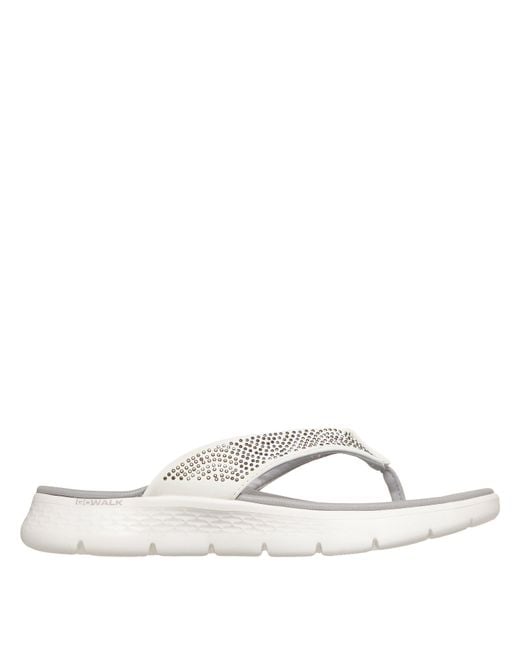 Skechers White Flip Flops