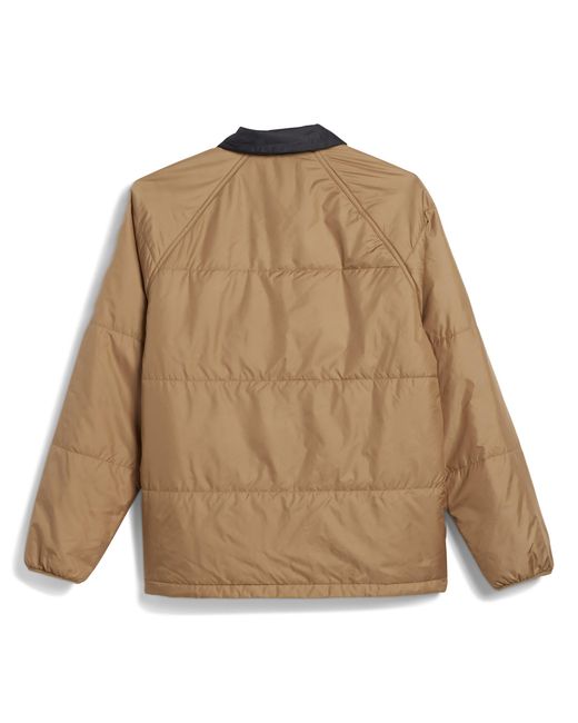 Adidas Brown Coach Quilted Jacket for men
