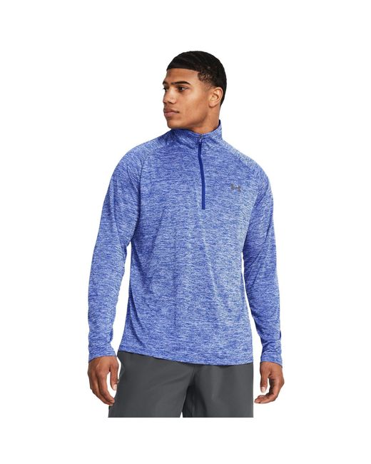 Under Armour Blue Ua Tech 2.0 1/2 Zip Fleece for men