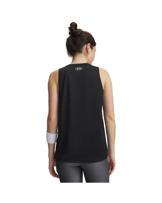 Under Armour Black Tech Solid Tank Vest