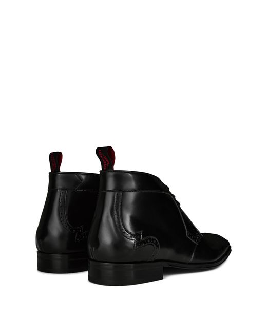 Jeffery West Black Chukka Boots for men