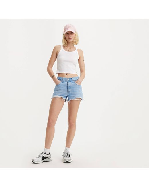 Levi's Blue 501 Original Shorts