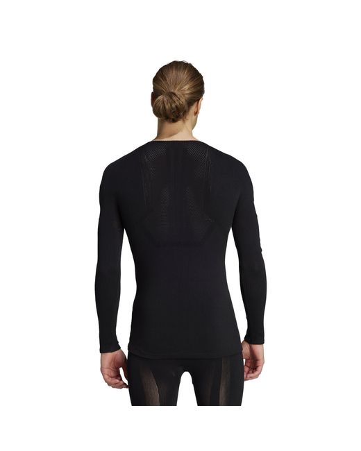 Adidas Black Drynamo Long Sleeve Training T-Shirt for men