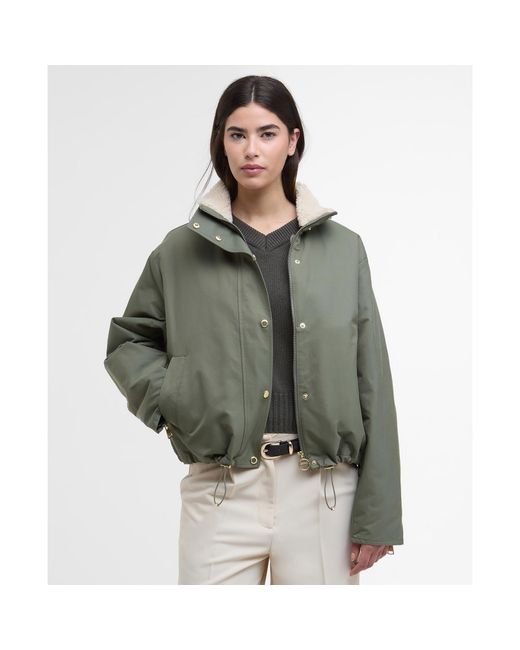 Barbour Green Luanda 3-In-1 Showerproof Long Sleeve Rain Anorak