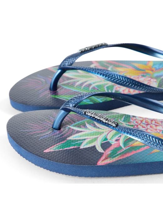 Havaianas Blue Flip Flops