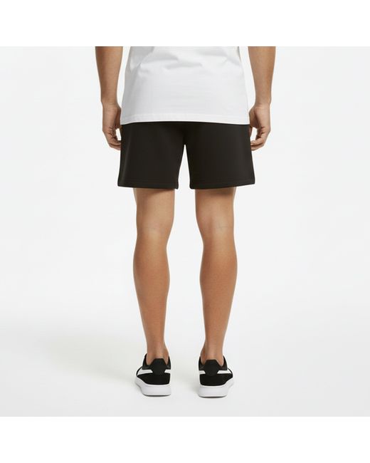 Slazenger 1881 Black Fleece Large Logo Short for men