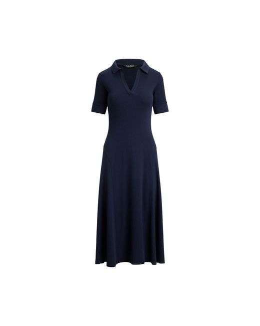 Ralph Lauren Blue Knitted Jumper Dress