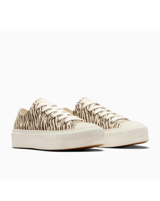 Converse Natural Chuck Taylor All Star Lif Canvas High-Top Trainers
