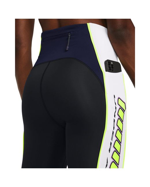 Under Armour Black Performance Ankle Running Tight