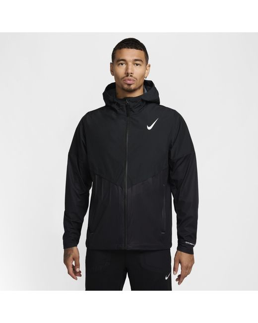 Nike Black Aeroswift Storm-Fit Aerogami Running Jacket for men