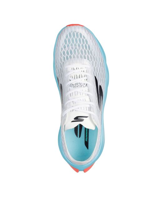 Skechers Blue Aero Tempo Elite Running Trainers