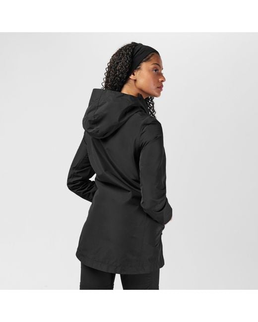 Karrimor Black Orbit Hooded Long Sleeve Oversized Fit Waterproof Jacket
