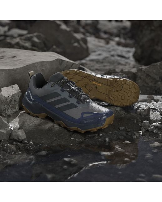 Adidas Blue Terrex Skychaser Ax5 Gore-Tex Hiking Shoes for men
