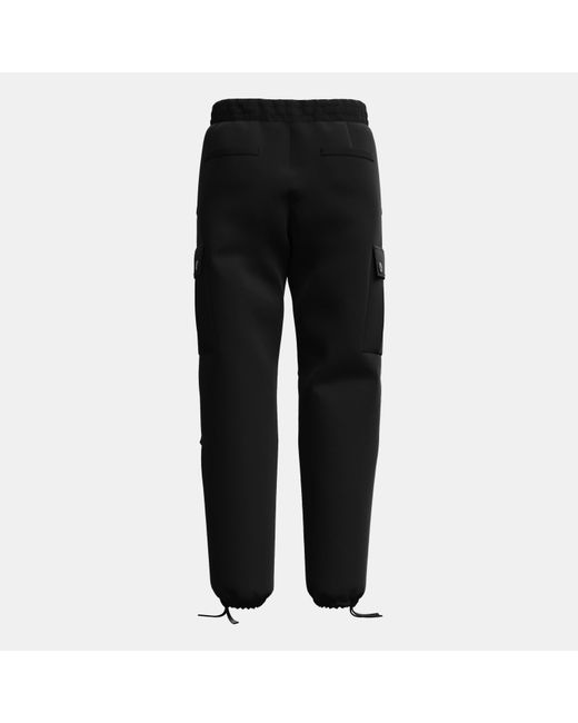 HUGO Black Ripstop Cargo Trousers for men