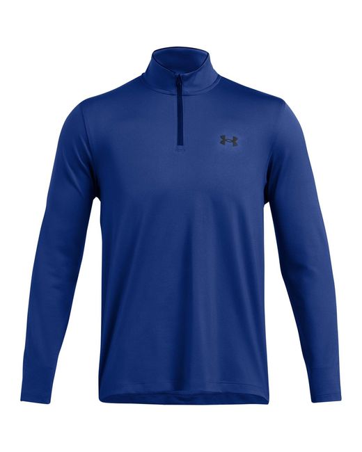 Under Armour Blue Match Play ¼ Zip for men