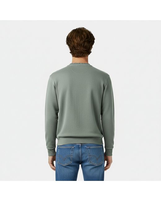 Jack Wills Gray Jacquard Crew Sweatshirt for men
