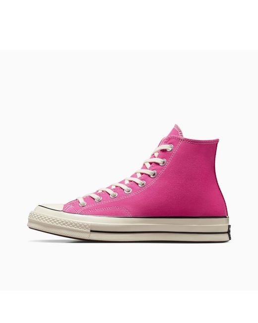Converse Pink Adults Chuck 70 Fall Tone Canvas High-Top Trainers