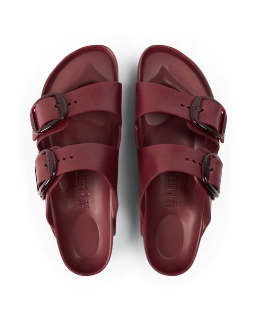 Birkenstock Red Arizona Big Buckle Sandals