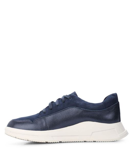 Fitflop Blue Freya Suede Sneakers