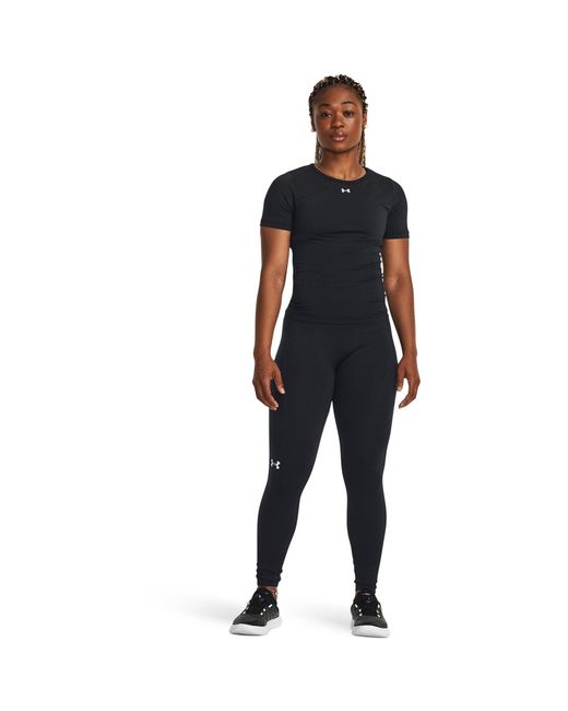 Under Armour Black Vanish Seamless Short-Sleeve Performance Gym Top