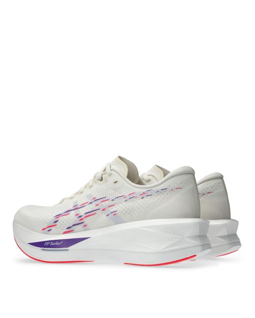 Asics White Sonicblast Road Running Shoes for men
