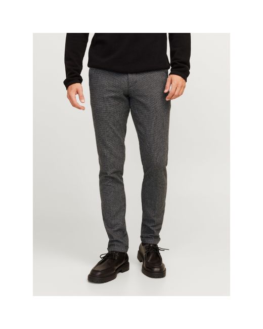 Jack & Jones Gray Henry Chinos for men
