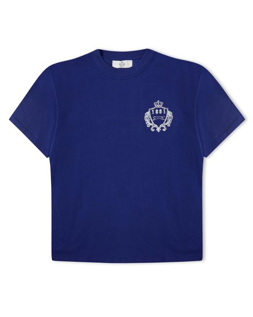 Slazenger 1881 Blue Off-Court Emblem T-Shirt for men