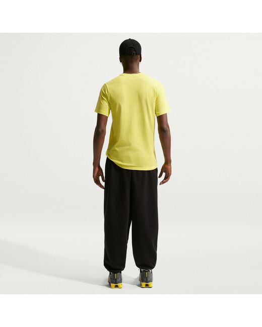 Nike Yellow Air Woven Tracksuit Shorts for men