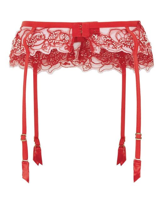 Agent Provocateur Pink Lindie Suspender