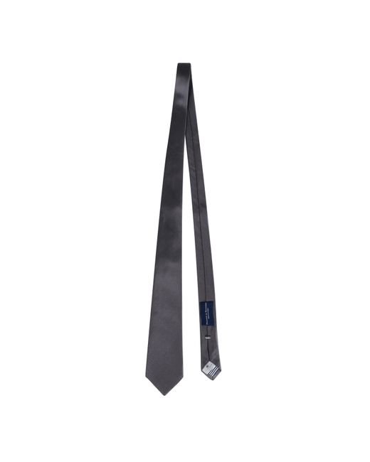 Haines and Bonner Black Plain Twill Tie for men