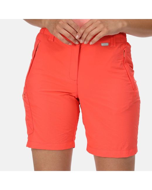 Regatta Red Chaska Ii Shorts