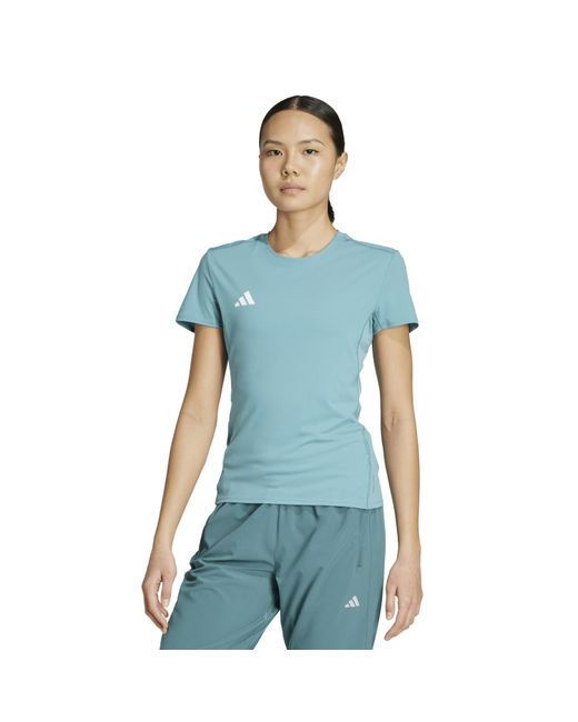 Adidas Blue Adizero Running T-Shirt