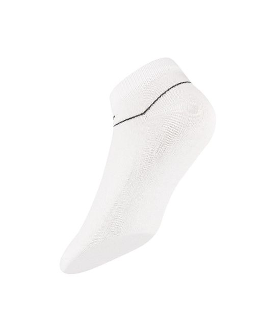 DKNY White 3 Pack Jefferson Liner Socks for men