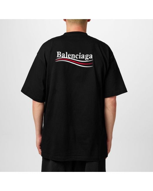 Balenciaga Black T-Shirts And Polos for men