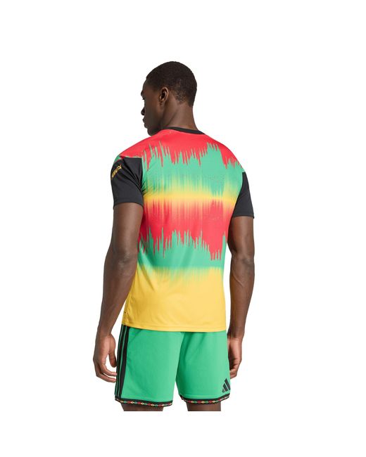 Adidas Green Jamaica Pre-Match Shirt 2026 for men