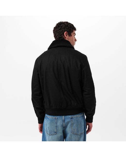 Belstaff Black Welder Heritage-Inspired Aviator Jacket for men