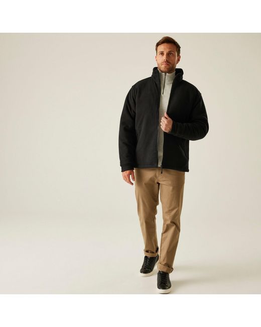 Regatta Black Asgard Ii Quilted Insulated Fleece for men