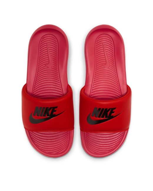 Nike Red Victori One Slides for men
