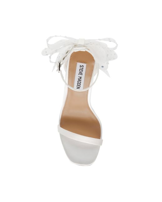 Steve Madden White Nikole 115 Sandals